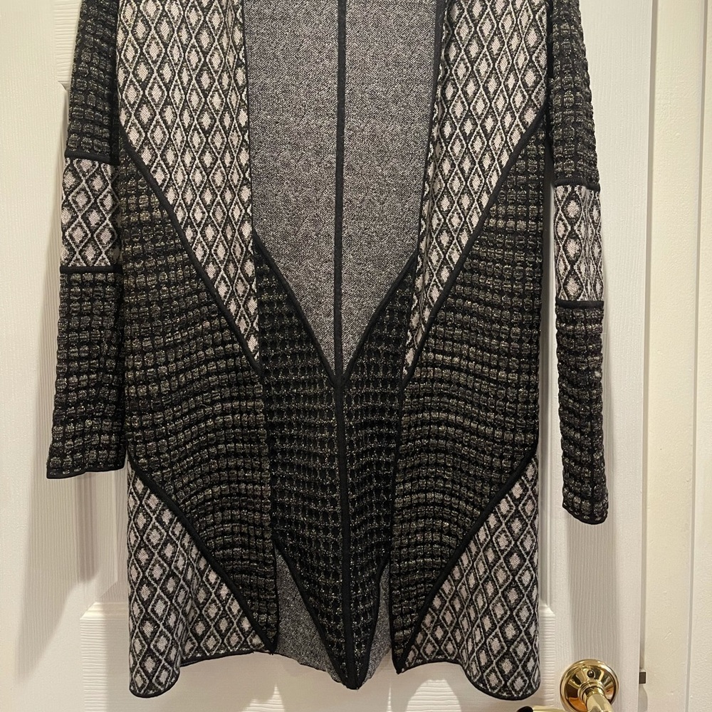2bRych wool and spandex sweater duster